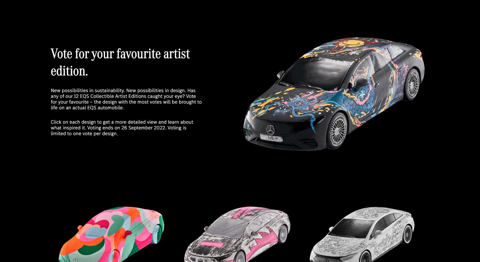 Vote for your favourite artist edition
