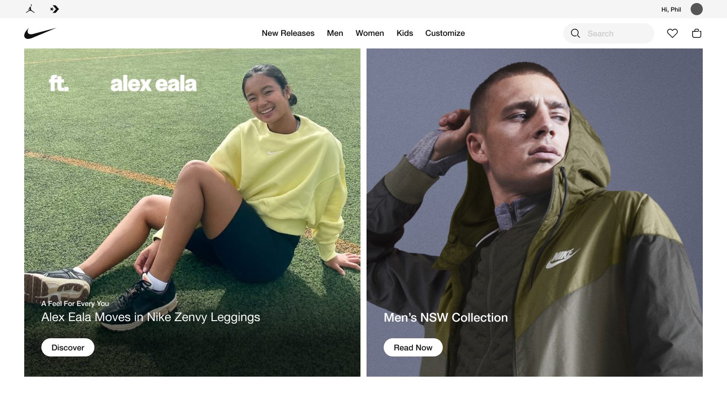 Alex Eala on nike.com